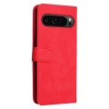 For Google Pixel 9 Pro Skin Feel Life Tree Metal Button Leather Phone Case(Red)