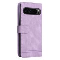 For Google Pixel 9 Pro Skin Feel Life Tree Metal Button Leather Phone Case(Purple)