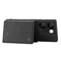 For vivo Y100 / T2 India Double Buckle Card Slots Magnetic Phone Case(Black)