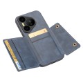 For Huawei Pura 70 Double Buckle Card Slots Magnetic Phone Case(Blue)