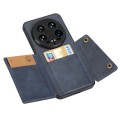 For Xiaomi 14 Ultra Double Buckle Card Slots Magnetic Phone Case(Blue)