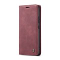 For Xiaomi 13T/13T Pro CaseMe 013 Multifunctional Horizontal Flip Leather Phone Case(Wine Red)