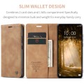 For Xiaomi Redmi Note 13 4G CaseMe 013 Multifunctional Horizontal Flip Leather Phone Case(Brown)