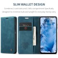 For Xiaomi Redmi Note 13 5G CaseMe 013 Multifunctional Horizontal Flip Leather Phone Case(Blue)