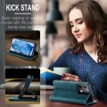 For Xiaomi Redmi Note 13 5G CaseMe 013 Multifunctional Horizontal Flip Leather Phone Case(Blue)