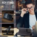 For Xiaomi Redmi Note 13 Pro 4G CaseMe 013 Multifunctional Horizontal Flip Leather Phone Case(Black)