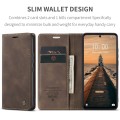 For Xiaomi Redmi Note 13 Pro 5G CaseMe 013 Multifunctional Horizontal Flip Leather Phone Case(Coffee