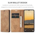 For Xiaomi Redmi Note 13 Pro 5G CaseMe 013 Multifunctional Horizontal Flip Leather Phone Case(Brown)