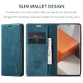 For Xiaomi Redmi Note 13 Pro+ CaseMe 013 Multifunctional Horizontal Flip Leather Phone Case(Blue)