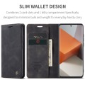 For Xiaomi Redmi Note 13 Pro+ CaseMe 013 Multifunctional Horizontal Flip Leather Phone Case(Black)