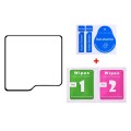 For Samsung Galaxy Z Flip5 External Small Screen Full Glue Full Cover Screen Protector Tempered Glas
