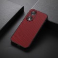 For Honor 90 Carbon Fiber Texture Shockproof Phone Case(Red)