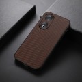 For Honor 90 Carbon Fiber Texture Shockproof Phone Case(Brown)