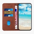 For OPPO Reno11 Pro Global Diamond Splicing Skin Feel Magnetic Leather Phone Case(Brown)