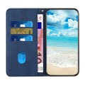 For OPPO Reno11 Pro Global Diamond Splicing Skin Feel Magnetic Leather Phone Case(Blue)
