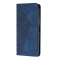 For OPPO A59 Diamond Splicing Skin Feel Magnetic Leather Phone Case(Blue)