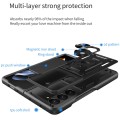 For Samsung Galaxy Z Fold6 Sliding Camera Cover Design TPU+PC Phone Case(Green)