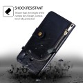 For Infinix Hot 40i Zipper Bag Leather Phone Case(Black)