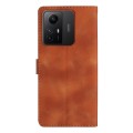 For Xiaomi Redmi Note 12S Flower Butterfly Embossing Pattern Leather Phone Case(Brown)