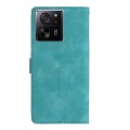 For Xiaomi 13T Flower Butterfly Embossing Pattern Leather Phone Case(Sky Blue)