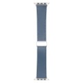 For Apple Watch Serie 8 45mm  Magnetic Buckle Skin Feel Leather Watch Band(Light Blue)