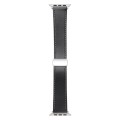 For Apple Watch Serie 2 38mm Magnetic Buckle Skin Feel Leather Watch Band(Black)