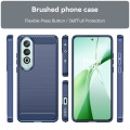 For OnePlus Nord CE4 Brushed Texture Carbon Fiber TPU Phone Case(Blue)