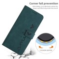 For Infinix Note 30 Pro Skin Feel Heart Pattern Leather Phone Case(Green)