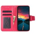 For Tecno Spark 20 Pro+ 4G Crystal Texture Leather Phone Case(Rose Red)