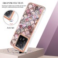 For Xiaomi 13T/13T Pro Electroplating IMD TPU Phone Case(Pink Scales)
