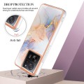 For Xiaomi 13T/13T Pro Electroplating IMD TPU Phone Case(White Marble)