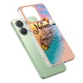For Xiaomi Redmi Note 13 4G Global Electroplating IMD TPU Phone Case(Dream Butterfly)