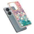 For Xiaomi Poco M6 Pro 4G Electroplating IMD TPU Phone Case(Colorful Scales)
