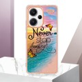 For Xiaomi Redmi Note 13 Pro+ 5G Electroplating IMD TPU Phone Case(Dream Butterfly)