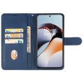 For OnePlus 12R Leather Phone Case(Blue)