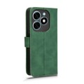For TECNO Spark 20 Skin Feel Magnetic Flip Leather Phone Case(Green)