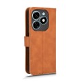 For TECNO Spark 20 Skin Feel Magnetic Flip Leather Phone Case(Brown)