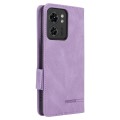 For Motorola Edge 40 Magnetic Clasp Leather Phone Case(Purple)