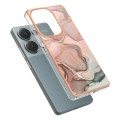 For Xiaomi Redmi Note 13 Pro 4G/Poco M6 Pro 4G Electroplating Marble Dual-side IMD TPU Phone Case(Ro