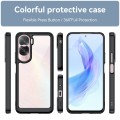 For Honor 90 Lite Colorful Series Acrylic Hybrid TPU Phone Case(Black)