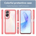 For Honor 90 Lite Colorful Series Acrylic Hybrid TPU Phone Case(Red)
