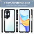 For Honor Play 50 Plus Colorful Series Acrylic Hybrid TPU Phone Case(Black)