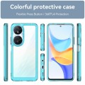 For Honor Play 50 Plus Colorful Series Acrylic Hybrid TPU Phone Case(Transparent Blue)