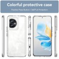 For Honor 100 Colorful Series Acrylic Hybrid TPU Phone Case(Transparent)