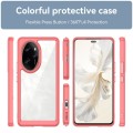 For Honor 100 Pro Colorful Series Acrylic Hybrid TPU Phone Case(Red)