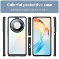 For Honor X9b Colorful Series Acrylic Hybrid TPU Phone Case(Black)