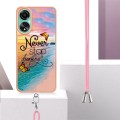 For Xiaomi 13T/13T Pro Electroplating IMD TPU Phone Case with Lanyard(Dream Butterfly)