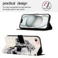 For iPhone SE 2024 3D Painting Horizontal Flip Leather Phone Case(Skull)