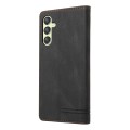For Samsung Galaxy A24 5G Skin Feel Anti-theft Brush Horizontal Flip Leather Case with Holder(Black)