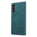 For Samsung Galaxy S23 FE 5G Skin Feel Anti-theft Brush Horizontal Flip Leather Case with Holder(Blu